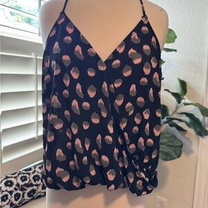 Together Black and Pink Patterned Camisole